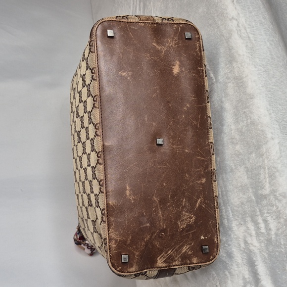 Gucci Vanity Square GG Monogram Canvas Leather Shoulder Bag - Picture 14 of 17